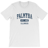 Palmyra Illinois Il Vintage Athletic Sports Design T-shirt | Artistshot