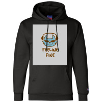 Feeline Fine Chest Design Poster Champion Hoodie | Artistshot