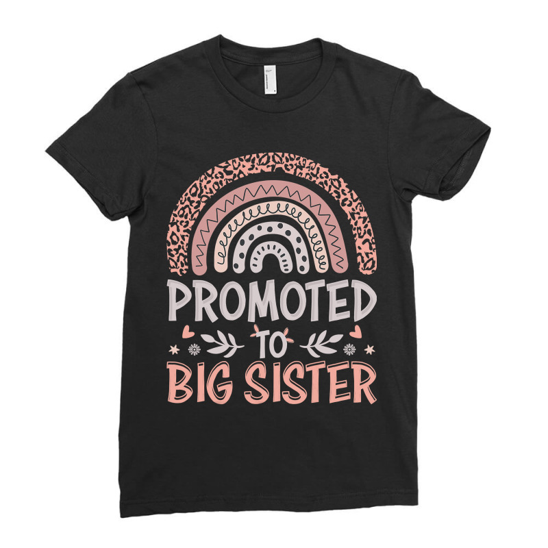 Promoted To Big Sister I Am Going To Be A Big Sister 2022 Ladies Fitted T-Shirt by home12 | Artistshot