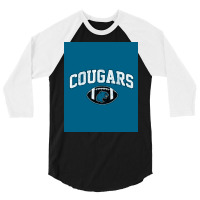 Cougars  Playmakers Poster 3/4 Sleeve Shirt | Artistshot