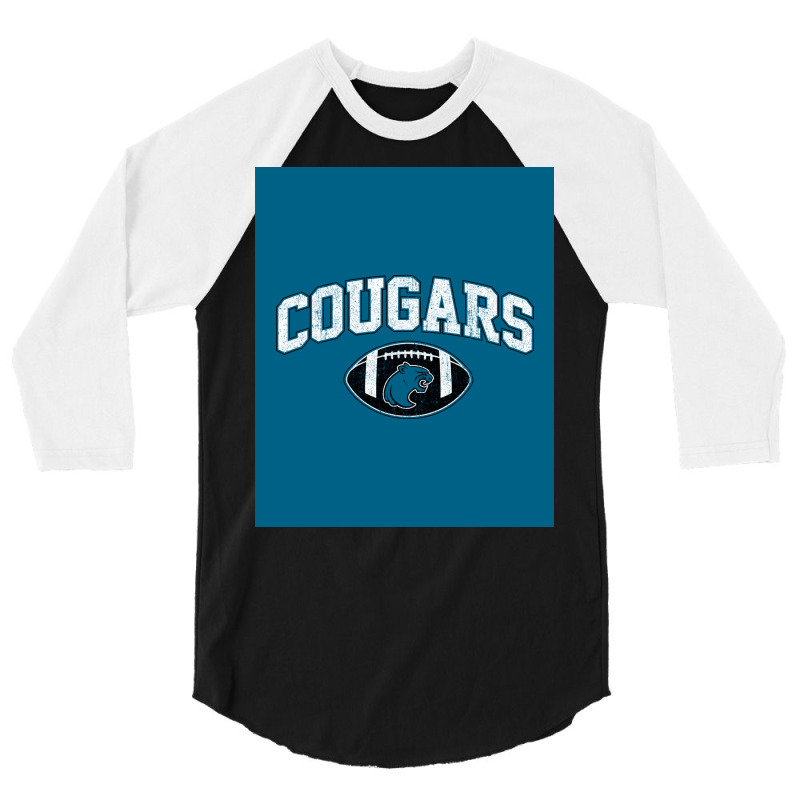 Cougars  Playmakers Poster 3/4 Sleeve Shirt | Artistshot