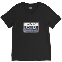 Recorded Music Genre Cassette Old School Latin Pop V-neck Tee | Artistshot