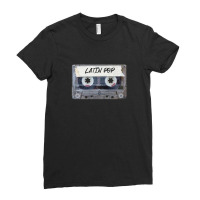 Recorded Music Genre Cassette Old School Latin Pop Ladies Fitted T-shirt | Artistshot