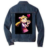 Helga G Pataki Poster Red Men Denim Jacket | Artistshot