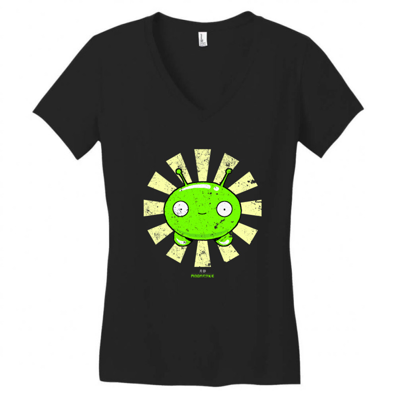 Mooncake Retro Japanese Final Space 1 Women's V-Neck T-Shirt by DesmondBalts | Artistshot