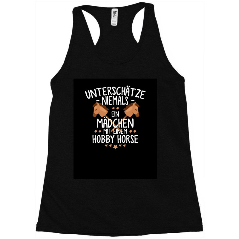 Hobby Horse Hobby Horse Hobby Horsing Horse Poster Cute Racerback Tank by kiljanwapaa | Artistshot