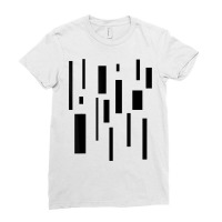 Abstract Art Geometry Rectangle Chaos Minimalism T Shirt Ladies Fitted T-shirt | Artistshot