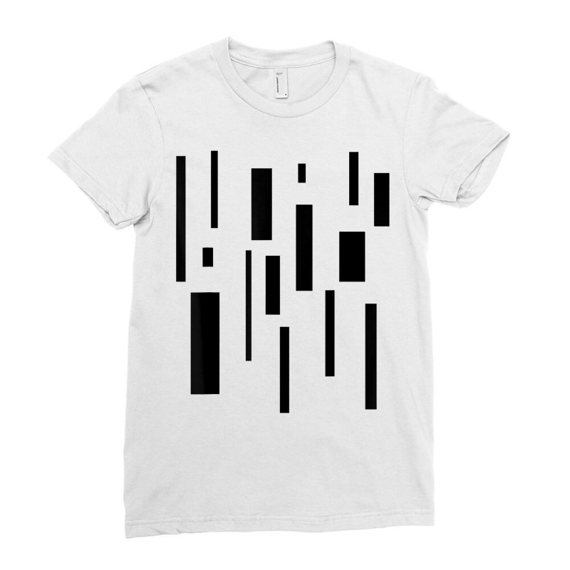 Abstract Art Geometry Rectangle Chaos Minimalism T Shirt Ladies Fitted T-Shirt by barrydygertkkx | Artistshot