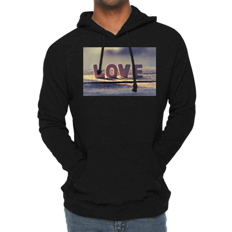 Love Poster Vintage Lightweight Hoodie by persiefennink | Artistshot