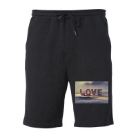 Love Poster Vintage Fleece Short | Artistshot