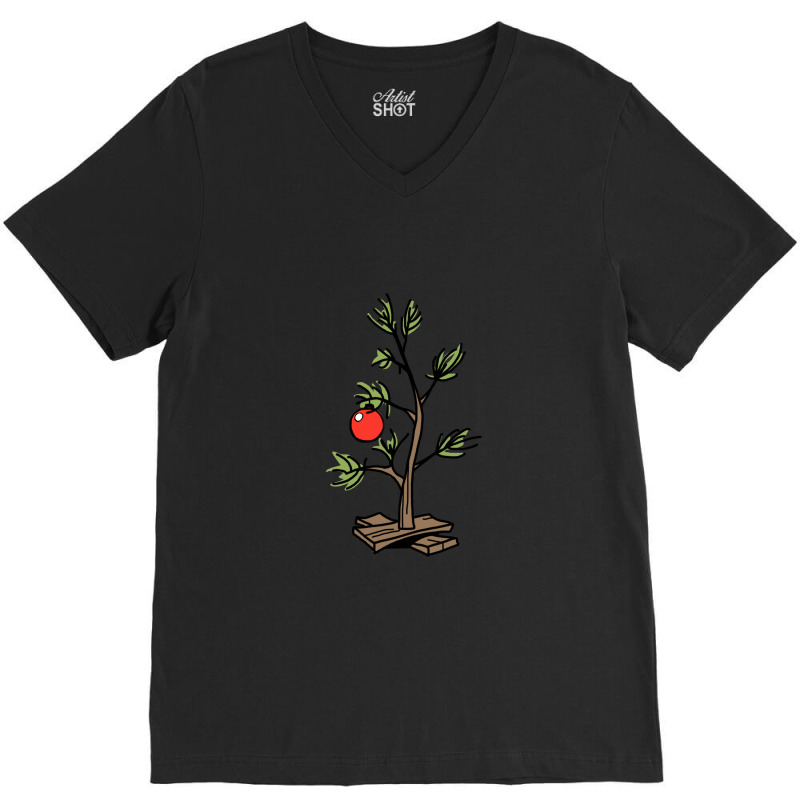 Peanuts Christmas Tree V-neck Tee | Artistshot