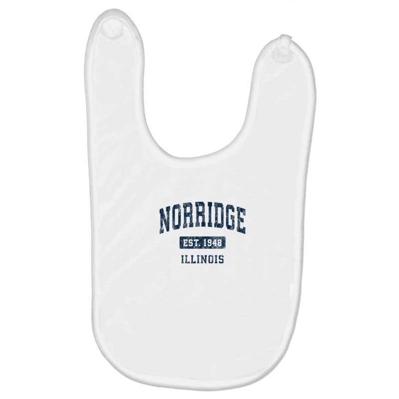 Norridge Illinois Il Vintage Athletic Sports Design Baby Bibs by legatgzlezy | Artistshot