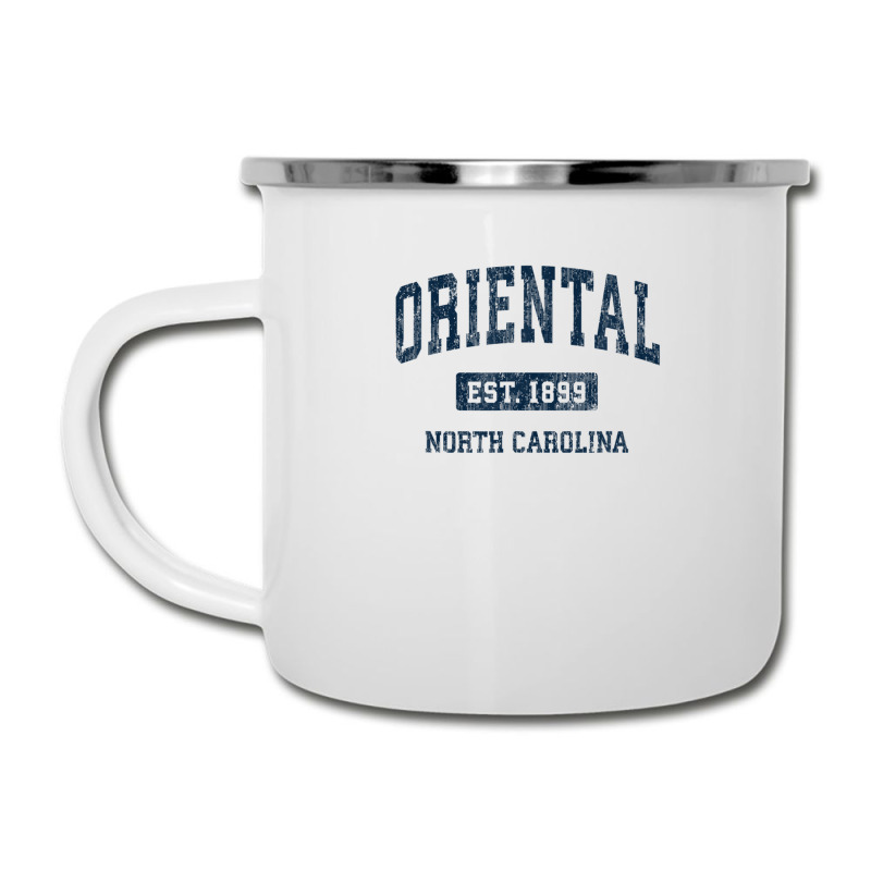 Oriental North Carolina Nc Vintage Athletic Sports Design Camper Cup | Artistshot