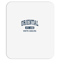 Oriental North Carolina Nc Vintage Athletic Sports Design Mousepad | Artistshot