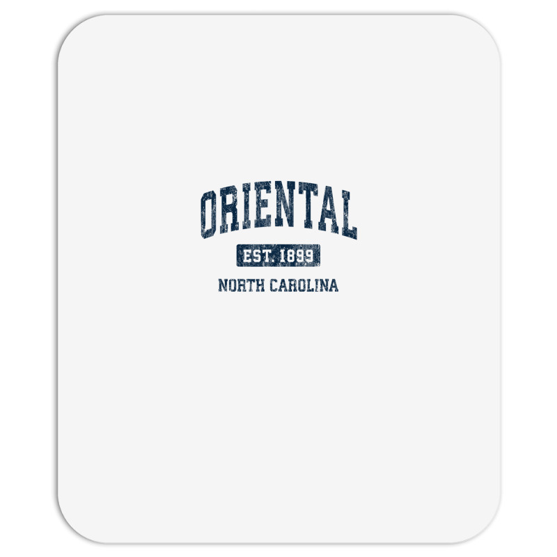 Oriental North Carolina Nc Vintage Athletic Sports Design Mousepad | Artistshot