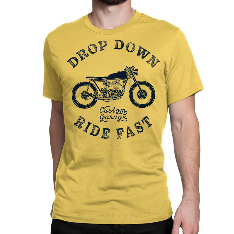 Drop Down Classic T-shirt by elkiingahiroo | Artistshot