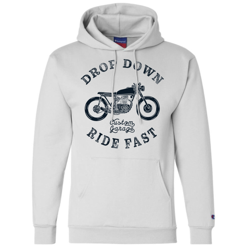 Drop Down Champion Hoodie by elkiingahiroo | Artistshot