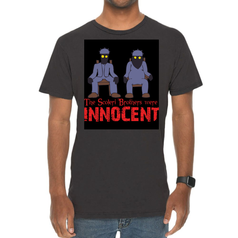 The Scoleri Brothers Were Innocent Essential Poster 80s Vintage T-Shirt by persiefennink | Artistshot