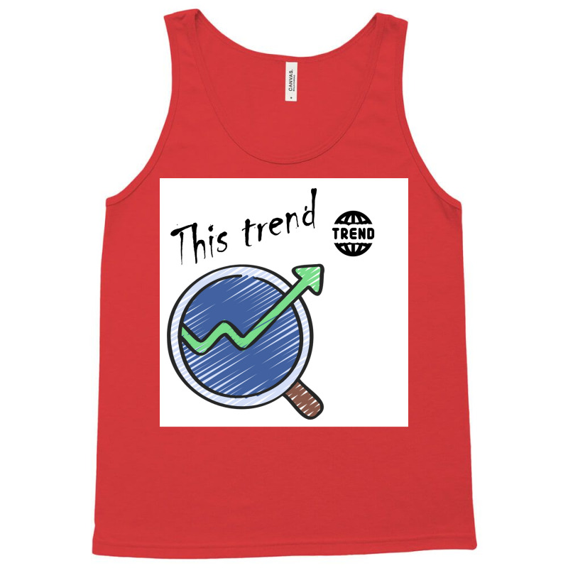 This Trend Poster Green Tank Top by persiefennink | Artistshot