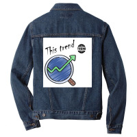 This Trend Poster Green Men Denim Jacket | Artistshot