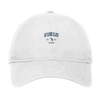 Bay Harbor Islands Florida Fl Vintage Athletic Navy Sports D Adjustable Cap | Artistshot