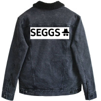 Seggs Nice Seggs Funny Tshirt Poster Girl Unisex Sherpa-lined Denim Jacket | Artistshot