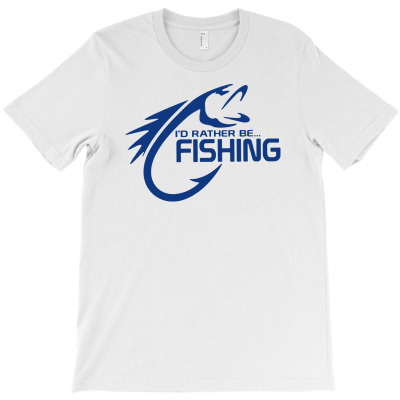 I'd Rather Be Fishing T-shirt Designed By Neny Nuraeni