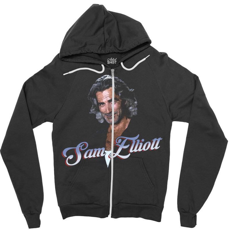 Sam Elliott As Wade Garrett From Roadhouse Zipper Hoodie by keirrithoanen | Artistshot