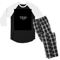 You Didnt Come This Far To Only Come This Far Poster Quote Men's 3/4 Sleeve Pajama Set | Artistshot