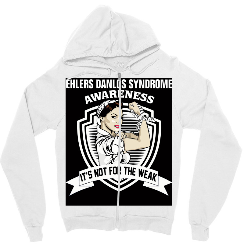 Womenehlers Danlos Syndrome Poster Summer Zipper Hoodie | Artistshot