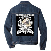 Womenehlers Danlos Syndrome Poster Summer Men Denim Jacket | Artistshot