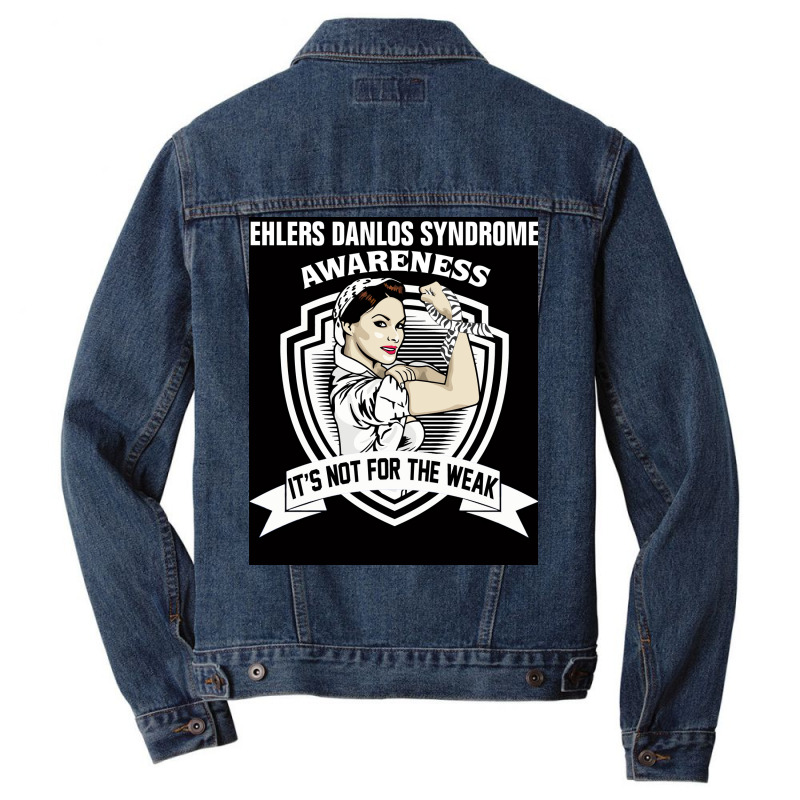 Womenehlers Danlos Syndrome Poster Summer Men Denim Jacket | Artistshot