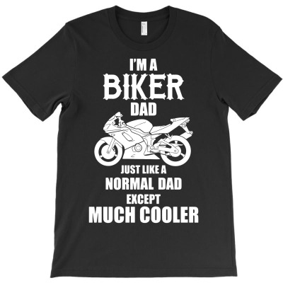 I'm A Biker Dad T-shirt Designed By Neny Nuraeni