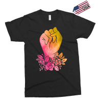 Floral Fist In Watercolor Exclusive T-shirt | Artistshot