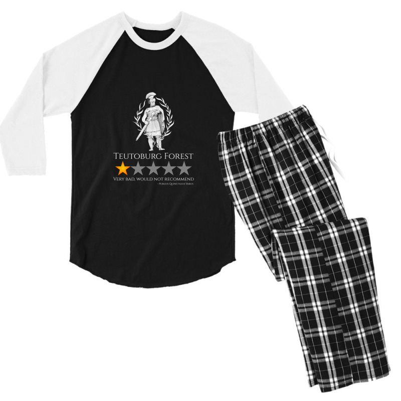 Ancient Roman History Meme  Battle Of Teutoburg Forest Men's 3/4 Sleeve Pajama Set | Artistshot