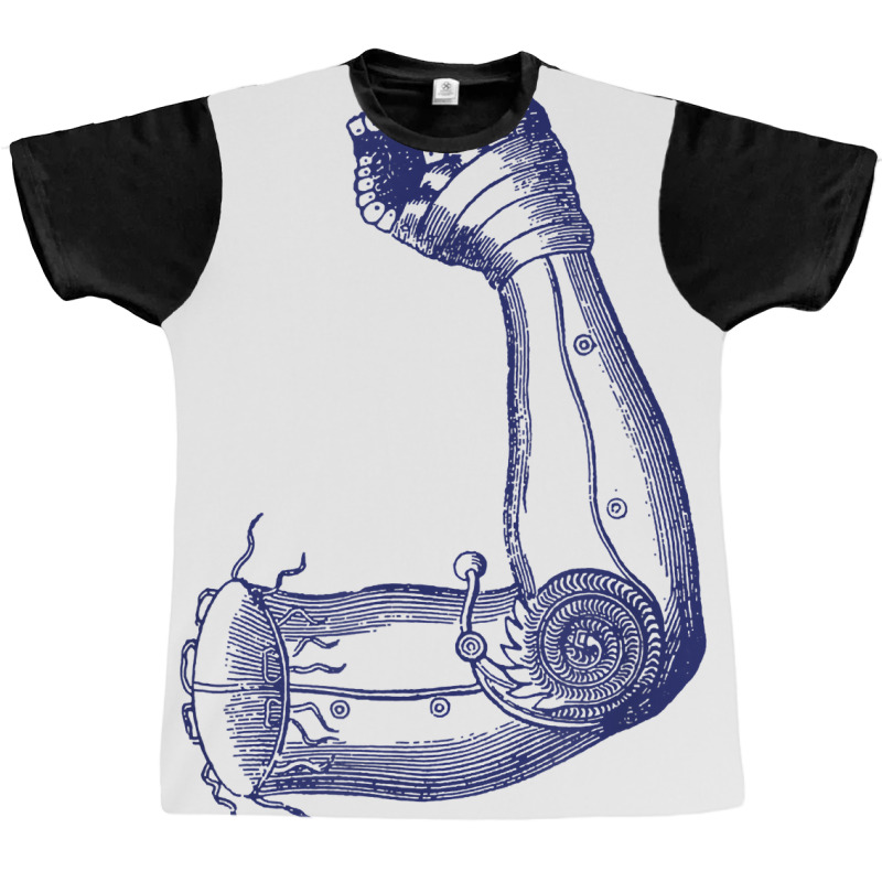 Biomechatronics Retro Mechanical Arm Steampunk Flexed Biceps T Shirt Graphic T-shirt | Artistshot