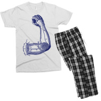 Biomechatronics Retro Mechanical Arm Steampunk Flexed Biceps T Shirt Men's T-shirt Pajama Set | Artistshot