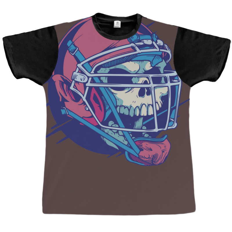 Football Helmet 8 Graphic T-shirt by elkiingahiroo | Artistshot