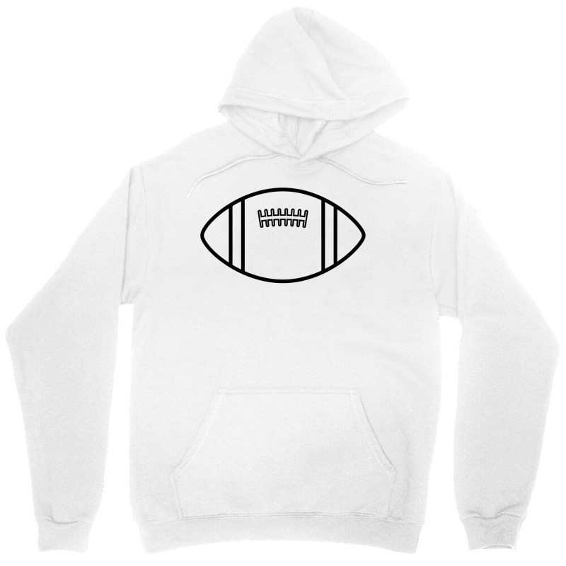 Football Outline 15 Unisex Hoodie by elkiingahiroo | Artistshot