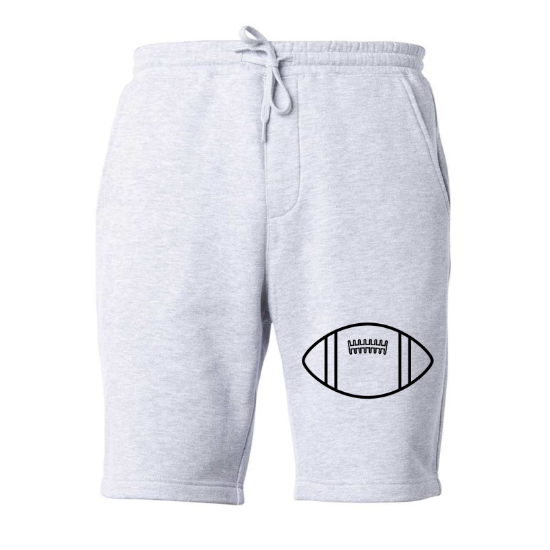 Football Outline 15 Fleece Short by elkiingahiroo | Artistshot