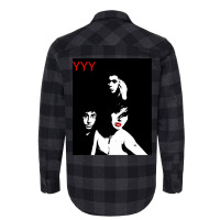 Yeah Yeah Yeahs In Black And White Classic  Humor Flannel Shirt | Artistshot