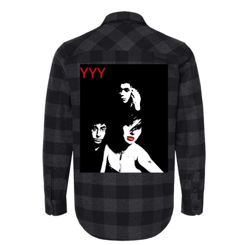 Yeah Yeah Yeahs In Black And White Classic  Humor Flannel Shirt by rhmatijariahp | Artistshot