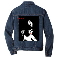 Yeah Yeah Yeahs In Black And White Classic  Humor Men Denim Jacket | Artistshot