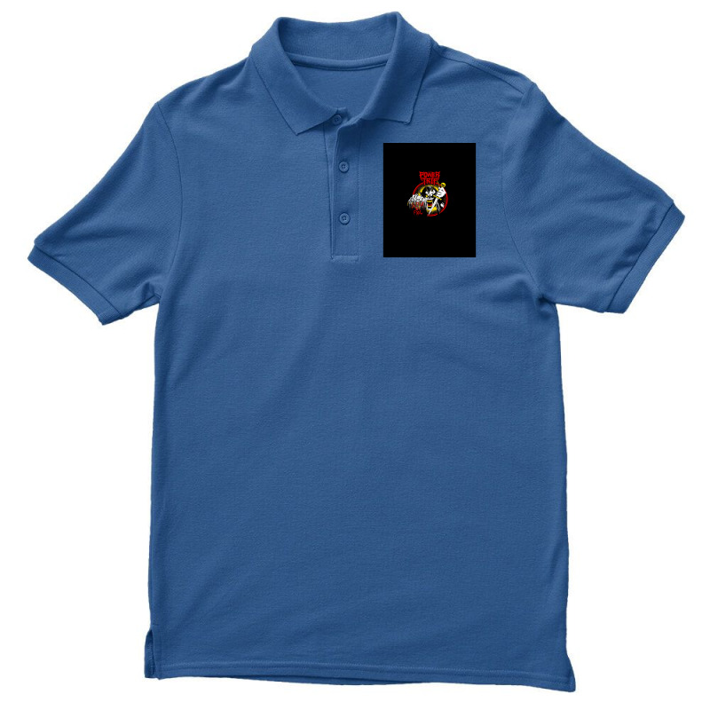 The Power Is Back Graphic  E Men's Polo Shirt | Artistshot