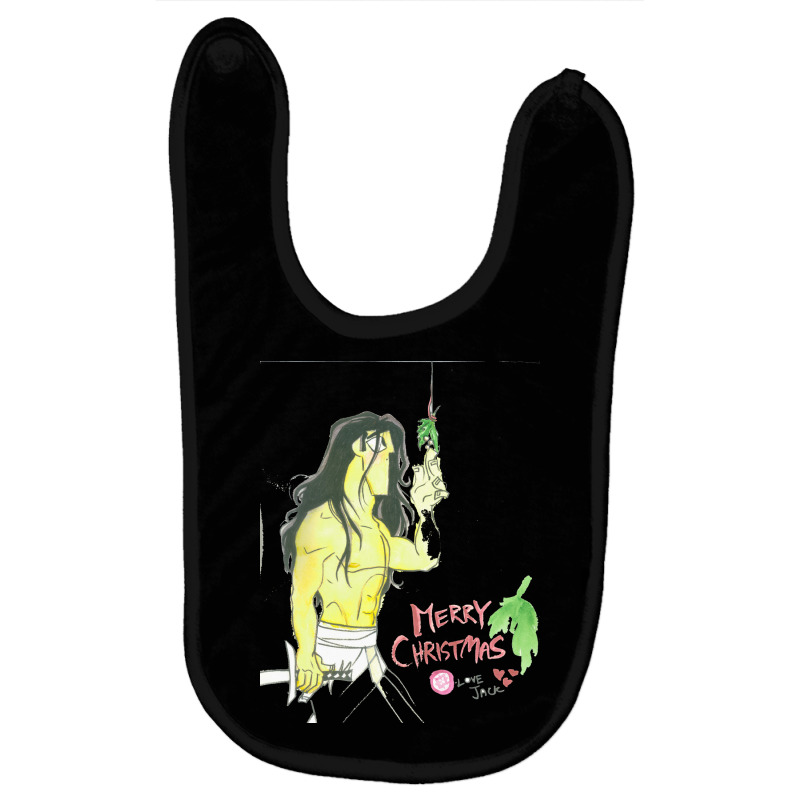 Merry Christmas Love Jack Samurai Jack Baby Bibs by CHRISTMAS20 | Artistshot