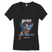 Guilty Gear Strive  Elegant Martial Artist Anji Mito 1 Women's V-neck T-shirt | Artistshot