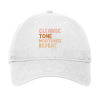 Cleanse Tone Moisturize Repeat Beautician Esthetician Grunge T Shirt Adjustable Cap | Artistshot