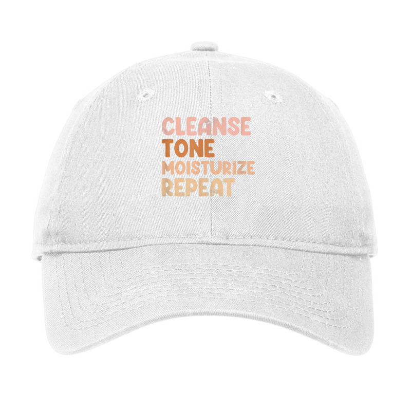 Cleanse Tone Moisturize Repeat Beautician Esthetician Grunge T Shirt Adjustable Cap by calvinittgos | Artistshot