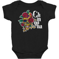 Chingona Roses Skull – Funny Mexican Woman Girl Latina T Shirt Baby Bodysuit | Artistshot