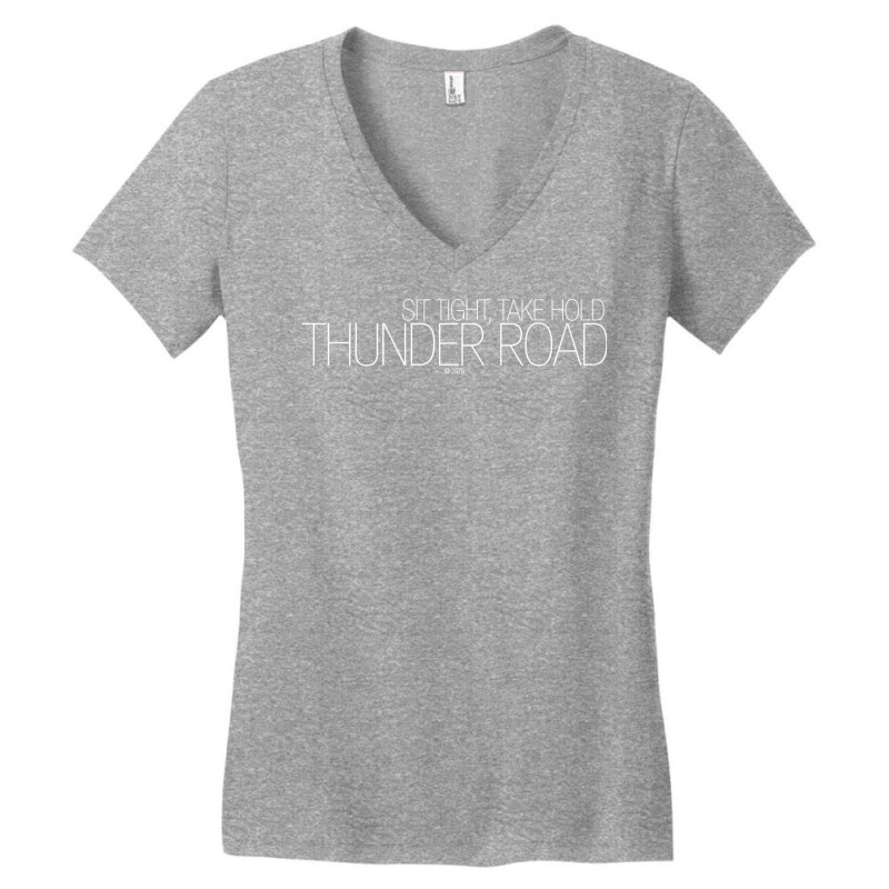 Thunder Road   80s Green Women's V-Neck T-Shirt by jobekcraditm | Artistshot